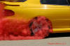 The new Kumho red smoking tires, made especially for drifting. Kumho Ecsta MX-C tires. Great for Fast Cool Cars like this Pontiac GTO 400 horsepower showing its power burning the tires off, Check out the tons of red smoke, so cool!