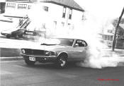 1970 Ford Mustang sports roof in 1982 I installed a ported and polished headed lincoln 460 cid with a c6 automatic transmission in it. Jim Hoffman - Minneapolis Minnesota