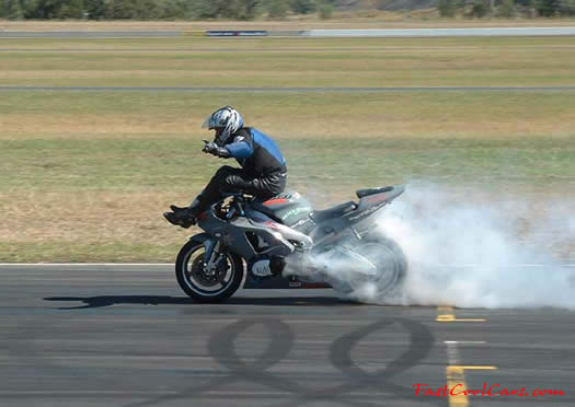 Superbike burnout don't try this one at home