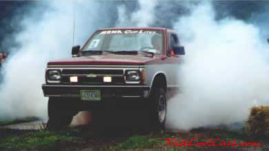 Chevy Truck smoke show contest