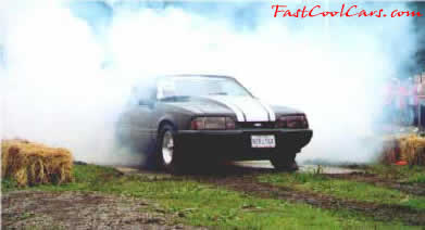 Ford Mustang smoke show contest..The Winner!