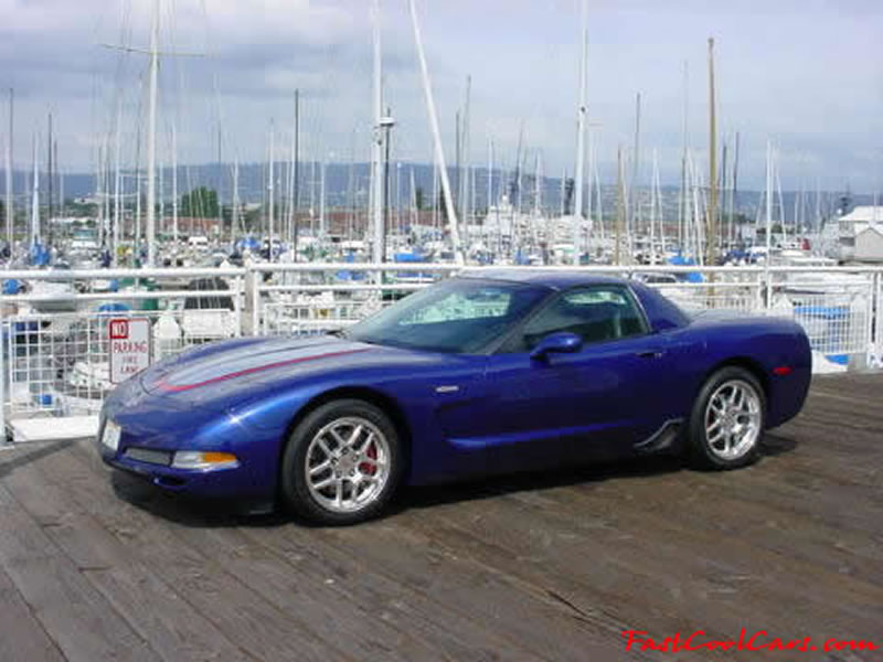 C5 Chevrolet Z06 Corvette 2001 - 2004, 385 to 405 horsepower, Aluminum block and heads LS6, all with 6 speeds.  America's sport car.