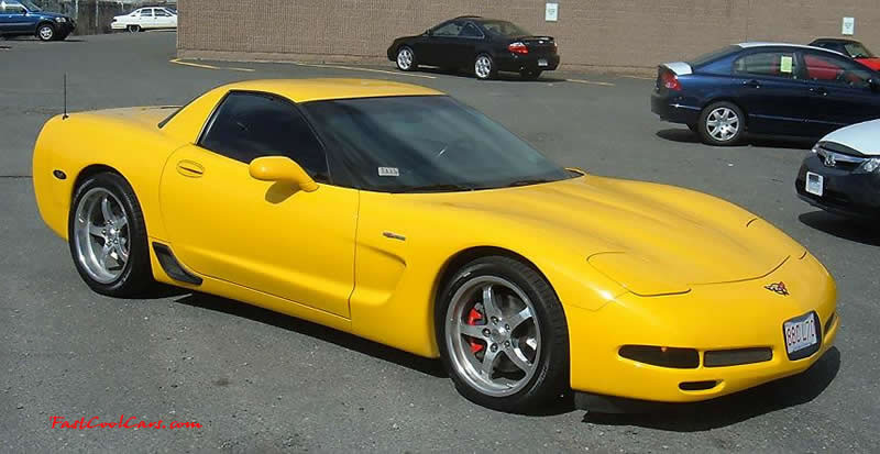 C5 Chevrolet Z06 Corvette 2001 - 2004, 385 to 405 horsepower, Aluminum block and heads LS6, all with 6 speeds.  America's sport car.