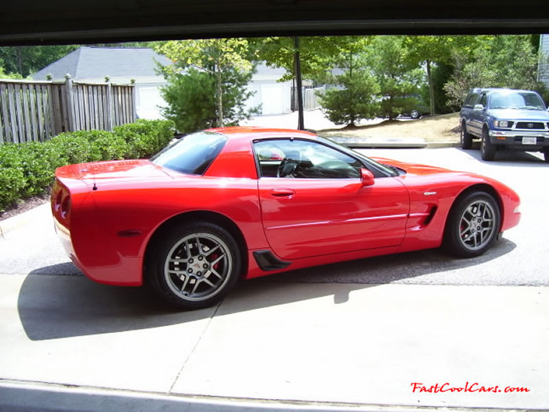 C5 Chevrolet Z06 Corvette 2001 - 2004, 385 to 405 horsepower, Aluminum block and heads LS6, all with 6 speeds.  America's sport car.