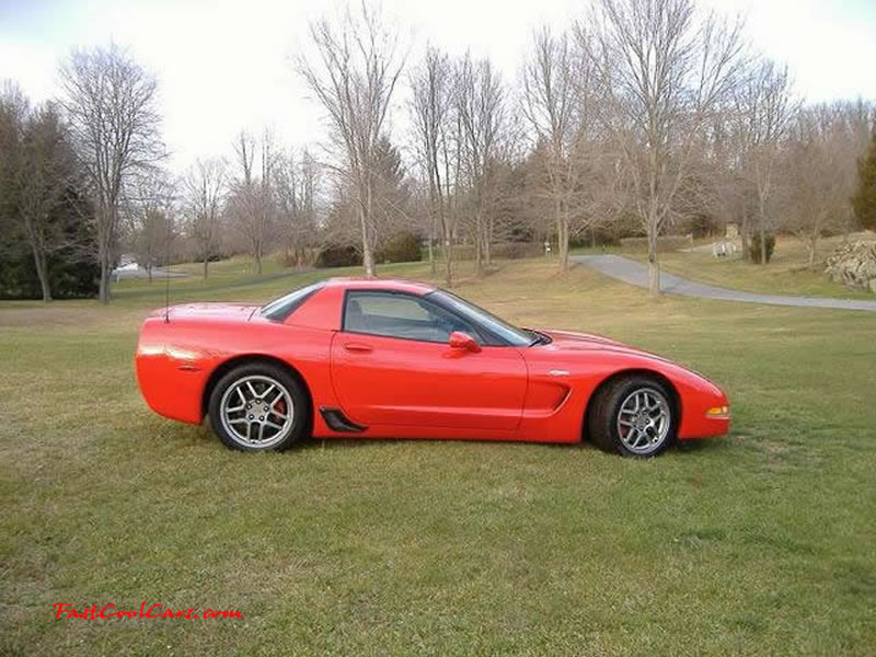 C5 Chevrolet Z06 Corvette 2001 - 2004, 385 to 405 horsepower, Aluminum block and heads LS6, all with 6 speeds.  America's sport car.