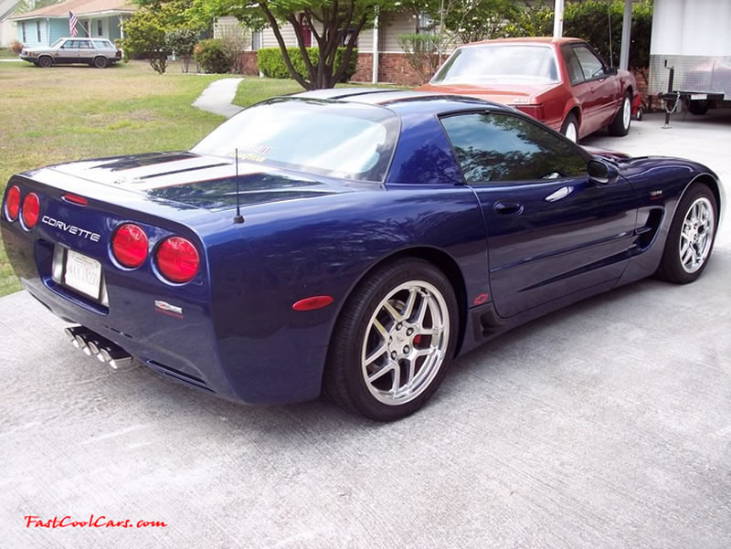 C5 Chevrolet Z06 Corvette 2001 - 2004, 385 to 405 horsepower, Aluminum block and heads LS6, all with 6 speeds.  America's sport car.