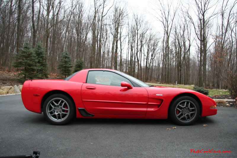 C5 Chevrolet Z06 Corvette 2001 - 2004, 385 to 405 horsepower, Aluminum block and heads LS6, all with 6 speeds.  America's sport cars.