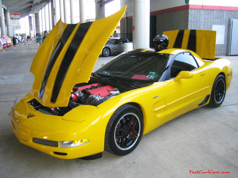 C5 Chevrolet Z06 Corvette 2001 - 2004, 385 to 405 horsepower, Aluminum block and heads LS6, all with 6 speeds.  America's sport cars.