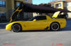 C5 Chevrolet Z06 Corvette 2001 - 2004, 385 to 405 horsepower, Aluminum block and heads LS6, all with 6 speeds.  America's sport car in Millennium Yellow, with black motorsports wheels.