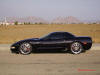 C5 Chevrolet Z06 Corvette 2001 - 2004, 385 to 405 horsepower, Aluminum block and heads LS6, all with 6 speeds.  America's sport car in Black, with custom chrome wheels.