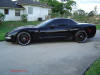 C5 Chevrolet Z06 Corvette 2001 - 2004, 385 to 405 horsepower, Aluminum block and heads LS6, all with 6 speeds.  America's sport car in Black, with custom black wheels.