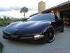 C5 Chevrolet Z06 Corvette 2001 - 2004, 385 to 405 horsepower, Aluminum block and heads LS6, all with 6 speeds.  America's sport car in Black, with custom black wheels.