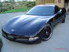 C5 Chevrolet Z06 Corvette 2001 - 2004, 385 to 405 horsepower, Aluminum block and heads LS6, all with 6 speeds.  America's sport car in Black, with custom black wheels.