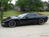 C5 Chevrolet Z06 Corvette 2001 - 2004, 385 to 405 horsepower, Aluminum block and heads LS6, all with 6 speeds.  America's sport car in Black, with custom black wheels.