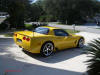 C5 Chevrolet Z06 Corvette 2001 - 2004, 385 to 405 horsepower, Aluminum block and heads LS6, all with 6 speeds.  America's sport car in Millennium Yellow, with awesome aftermarket hood.