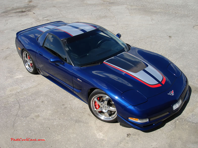 C5 Chevrolet Z06 Corvette 2001 - 2004, 385 to 405 horsepower, Aluminum block and heads LS6, all with 6 speeds.  America's sport car.