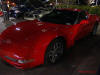 C5 Chevrolet Z06 Corvette 2001 - 2004, 385 to 405 horsepower, Aluminum block and heads LS6, all with 6 speeds.  America's sport car in red.