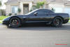 C5 Chevrolet Z06 Corvette 2001 - 2004, 385 to 405 horsepower, Aluminum block and heads LS6, all with 6 speeds.  America's sport car in Black paint, with black custom wheels.