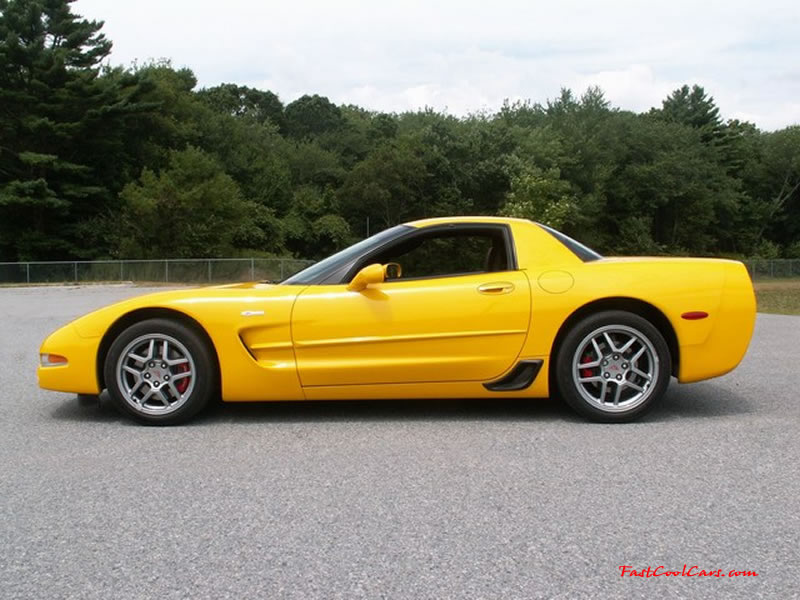 C5 Chevrolet Z06 Corvette 2001 - 2004, 385 to 405 horsepower, Aluminum block and heads LS6, all with 6 speeds.  America's sport car.