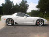 C5 Chevrolet Z06 Corvette 2001 - 2004, 385 to 405 horsepower, Aluminum block and heads LS6, all with 6 speeds.  America's sport car in White. With some nice CCW wheels.