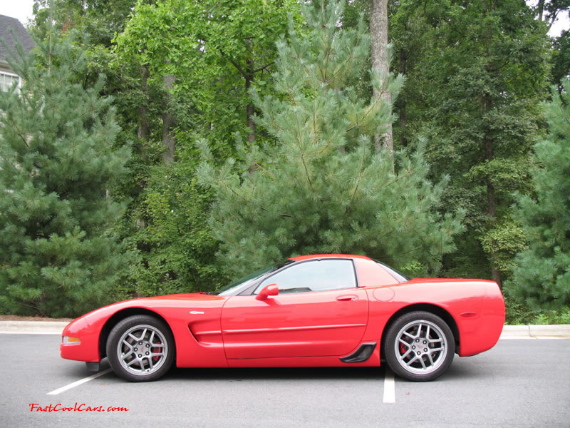 C5 Chevrolet Z06 Corvette 2001 - 2004, 385 to 405 horsepower, Aluminum block and heads LS6, all with 6 speeds.  America's sport car.