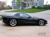 C5 Chevrolet Z06 Corvette 2001 - 2004, 385 to 405 horsepower, Aluminum block and heads LS6, all with 6 speeds.  America's sport car in Black with custom wheels.
