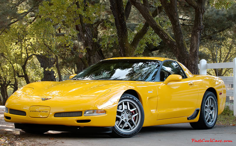 C5 Chevrolet Z06 Corvette 2001 - 2004, 385 to 405 horsepower, Aluminum block and heads LS6, all with 6 speeds.  America's sport car.