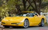 C5 Chevrolet Z06 Corvette 2001 - 2004, 385 to 405 horsepower, Aluminum block and heads LS6, all with 6 speeds.  America's sport car in Millennium Yellow.