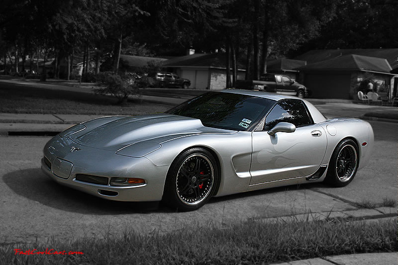 C5 Chevrolet Z06 Corvette 2001 - 2004, 385 to 405 horsepower, Aluminum block and heads LS6, all with 6 speeds.  America's sport car, with killer ghost flames.