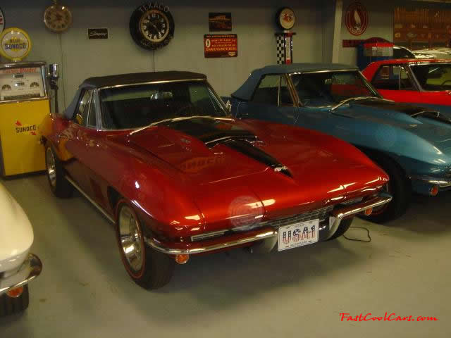 A very large General Motors car collection. Corvettes, Z06, Stingray, Coupe. Chevy Imapla's, Camaro's, Bel Air's, Pontiac GTO, Judge,  even a high performance boat.