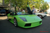Lime Green Lamborghini Gallardo at the Cleveland TN monthly car shows and events with hot rods, muscle cars, famous cars, rare cars, wild cars, fast cars, cool cars, rat rods, supercharged cars, new whips, and much more.