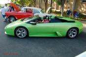 Lime Green Lamborghini Gallardo at the Cleveland TN monthly car shows and events with hot rods, muscle cars, famous cars, rare cars, wild cars, fast cars, cool cars, rat rods, supercharged cars, new whips, and much more.