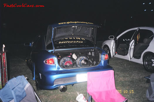 Chevrolet Cavalier - Custom modifications, and design, check out the huge speakers in the rear.