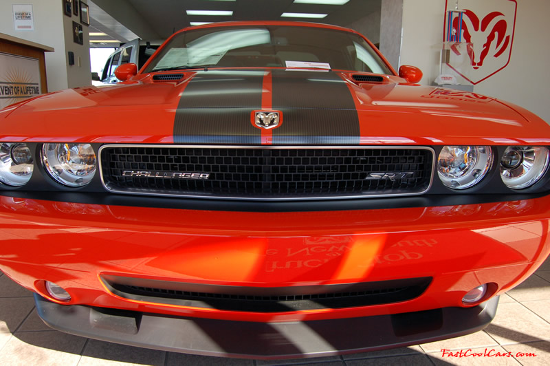 2009 Dodge Challenger SRT8 - 6.1 Hemi with 425HP, and this one is a 6 speed Great looking front end.