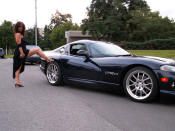 2001 Viper GTS - This is a 1 of 37 Sapphire Blue with silver Stripes.