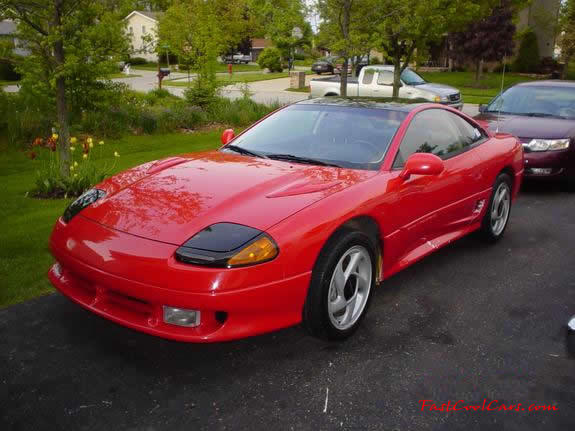 1991 twin turbo Dodge Stealth nice red color