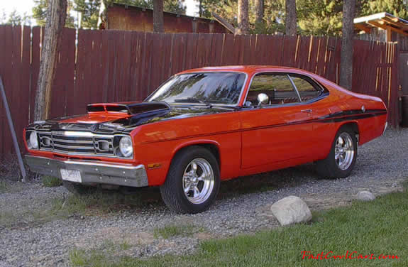 1973 Plymouth Duster 440 with 250 HP nitrous 900 HP tubbed to frame 