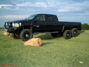 2006 Dodge Ram 3500 Mega-cab 6x6 -  A true 6x6 conversion on an extended long bed truck. 4:10 gears and 37 inch tires