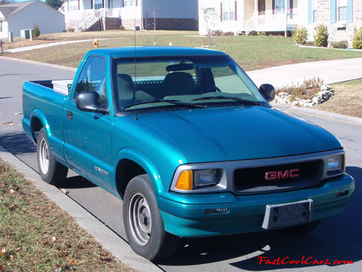 1996 GMC Sonoma - 4 Cylinder, 65,500 miles, radio doesn't work. Aftermarket truck bed toolbox. Great late model pick-up for a low-rider, clean. 423-618-4813 - Doc - Cleveland, Tennessee - Email Me - $3975.