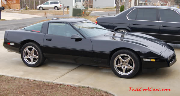 17 Inch Chrome ZR1 wheels on my 1990 Corvette