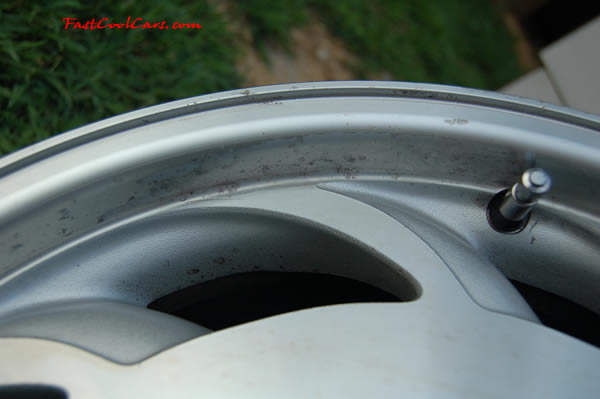 1994 Chevrolet Corvette stock aluminum saw blade wheels