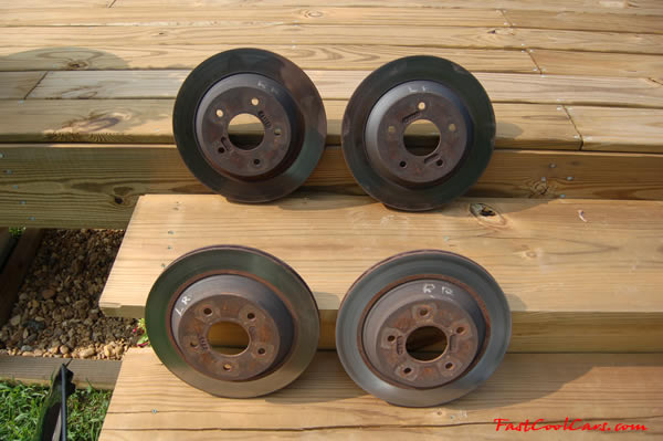 1994 Chevrolet Corvette stock brake rotors