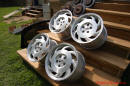 1994 Chevrolet Corvette stock aluminum saw blade wheels