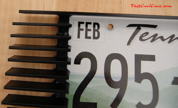 C4 Corvette custom license plate frame