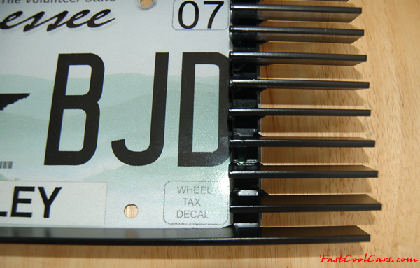 C4 Corvette custom license plate frame