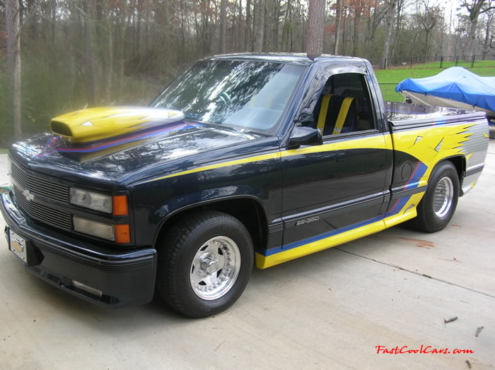 1990 Chevy Truck. all chromed 350 tuned port eng./w 4.88 cam/true roller rockers