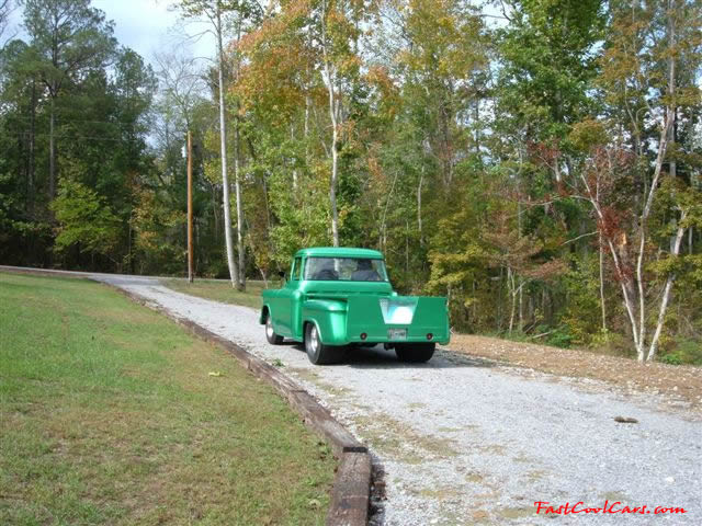 1956 Chevrolet truck big back window pro-street show 350 bored 60 - For Sale