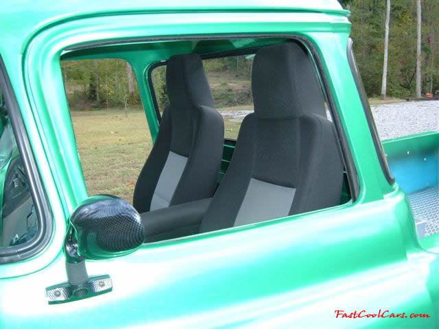 1956 Chevrolet truck big back window prostreet show 350 bored 60 For Sale