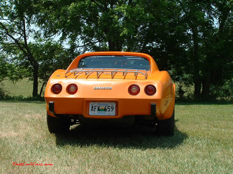 1977 Corvette,  factory orange, factory 4 speed (only 2000 made) - Only 30303 original miles