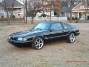 1991 LX Hatchback 5.0 5 speed Black with Grey/Black interior. Completely restored